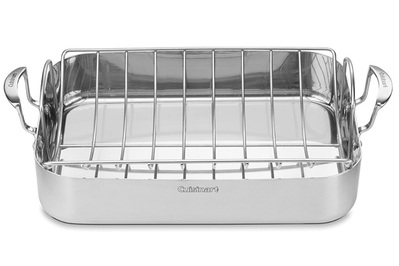 All-Clad Stainless-Steel Flared Roasting Pans