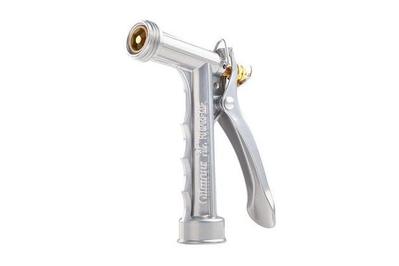 Green METAL BODY Hose Nozzle Spray Gun, For Garden, Air