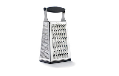 Westmark Multipurpose Rotary Cheese Grater with 4 Interchangeable Stainless  Steel Drums and Non-Slip Suction Pad 