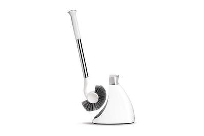 White Toilet Brush Head Holder Replacement Bathroom WC Cleaning Brush He RF 