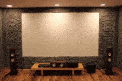 BEST CONTRAST PROJECTOR SCREEN PAINT ULTRA 4K BLACK VS BEHR SILVER SCREEN